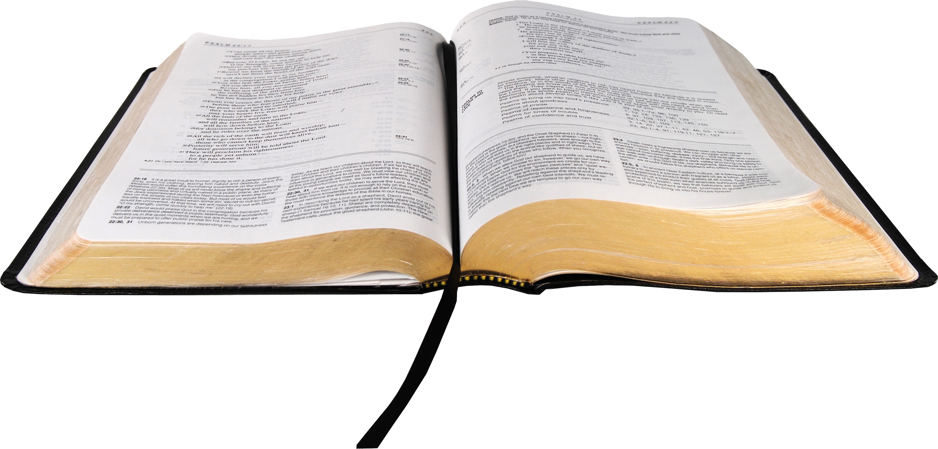 Open Bibleon Table PNG Image