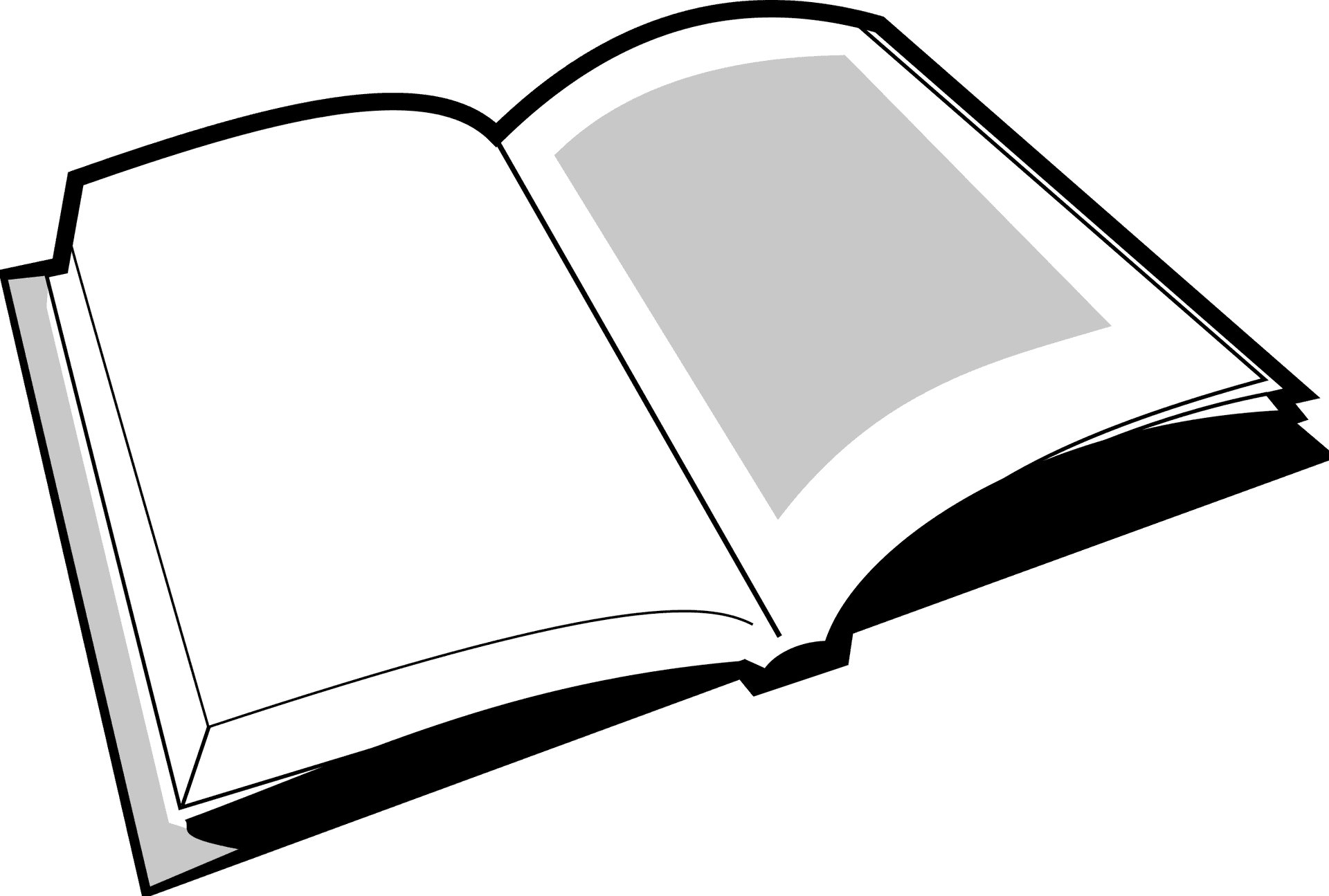 Open Book Clipart PNG Image