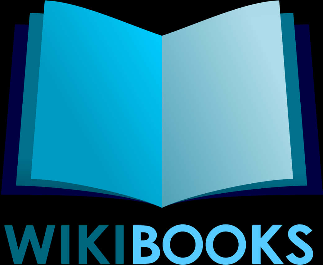 Open Book Logo Wikibooks PNG Image