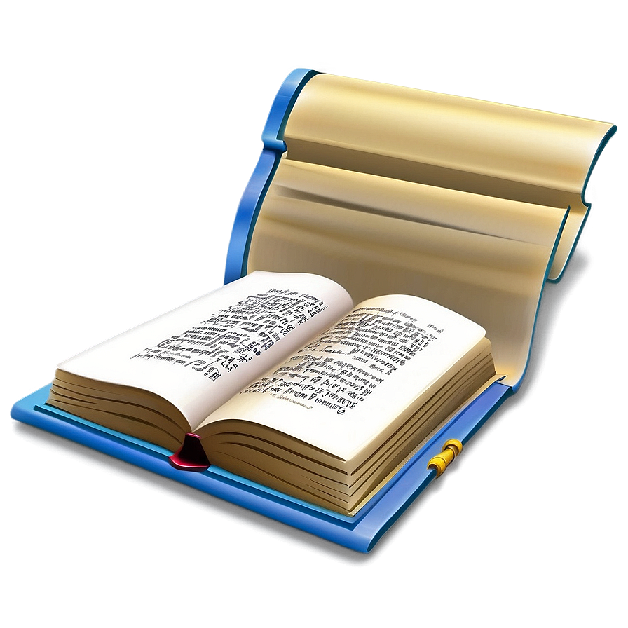 Open Book On Shelf Png 52 PNG Image