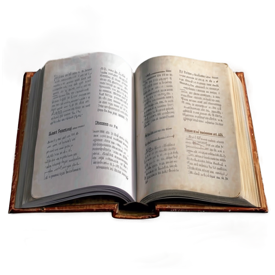 Open Book On Table Png 05232024 PNG Image