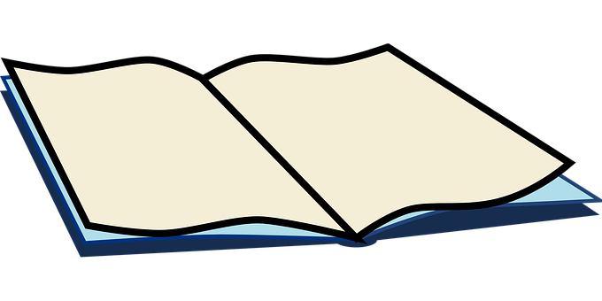 Open Book Vector Illustration PNG Image