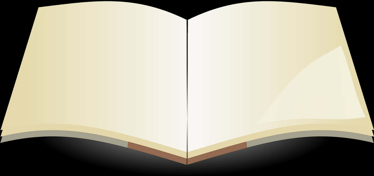 Open Book Vector Illustration PNG Image