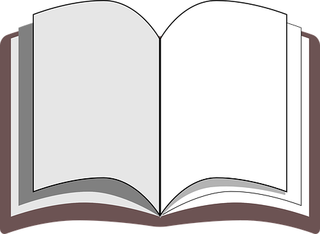 Open Book Vector Illustration PNG Image