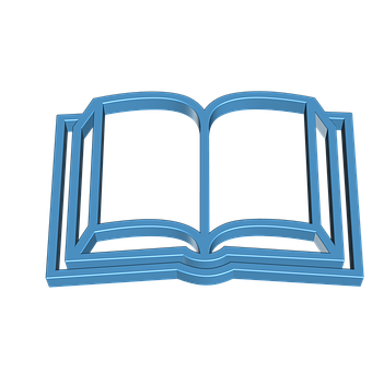 Open Book Vector Illustration PNG Image