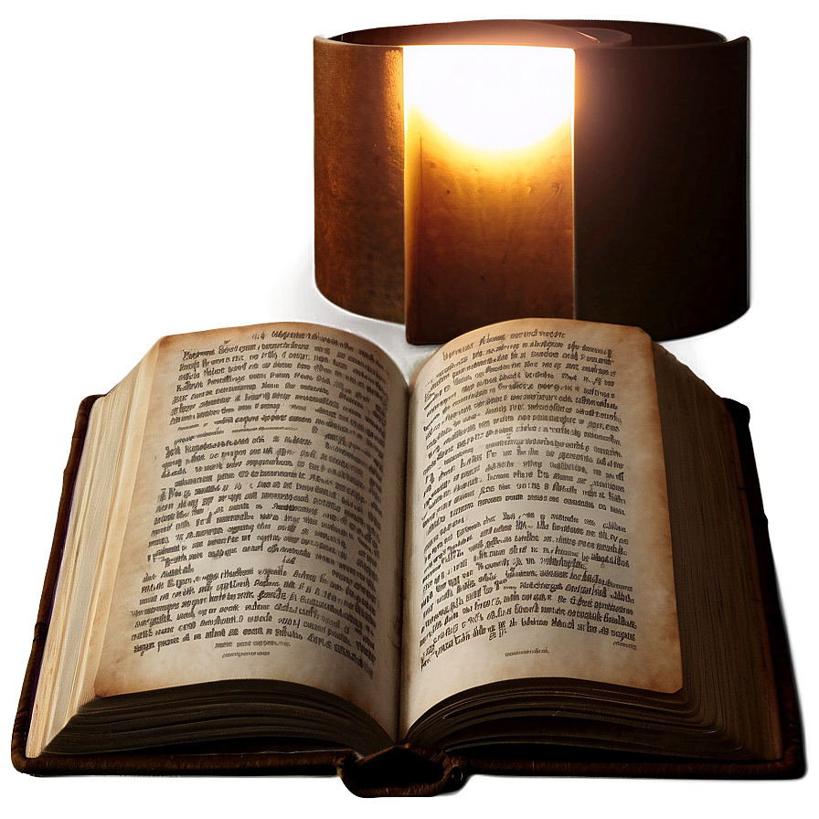 Open Book With Light Png 05232024 PNG Image