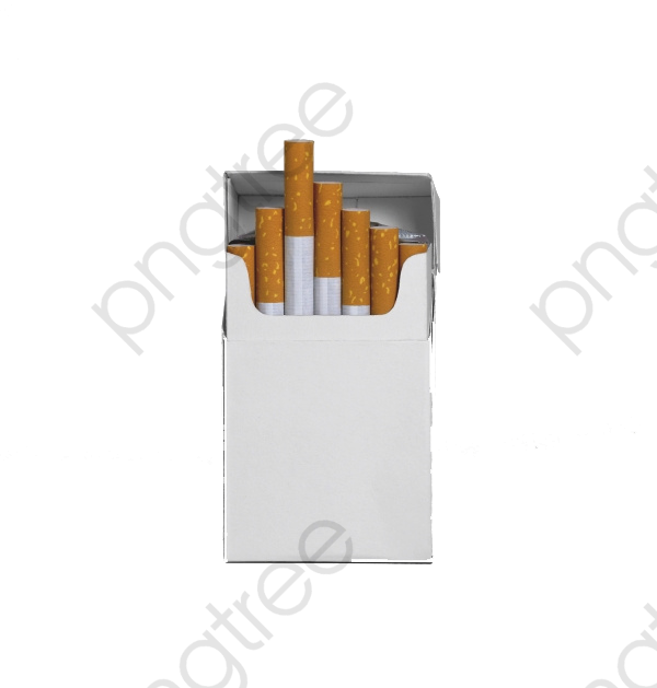 Open Cigarette Pack Top View PNG Image