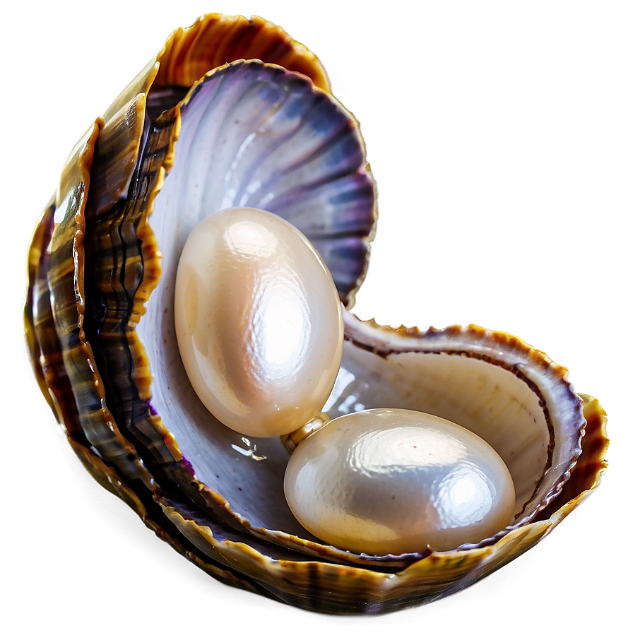 Open Clam With Pearl Png 61 PNG Image