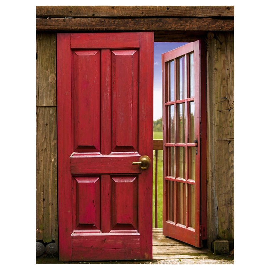 Open Door In A Cottage Png 05242024 PNG Image