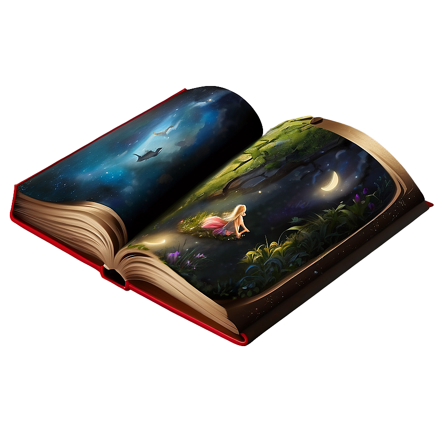 Open Fairy Tale Book Png 05232024 PNG Image