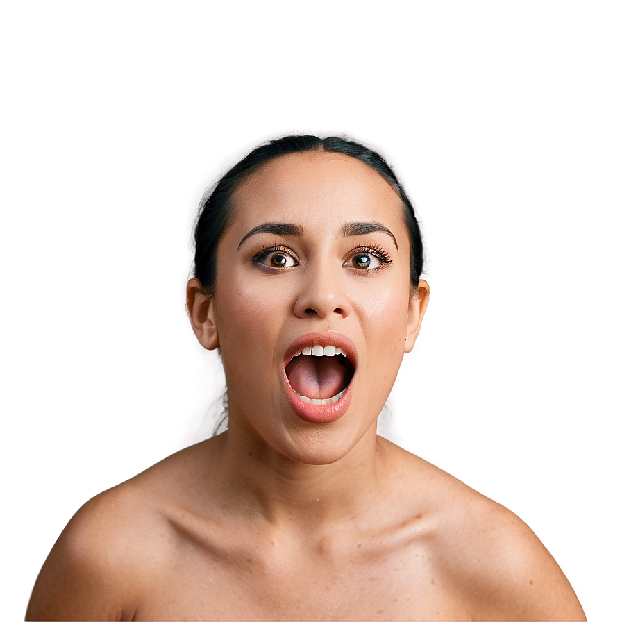 Open Mouth In Awe Png Cel PNG Image