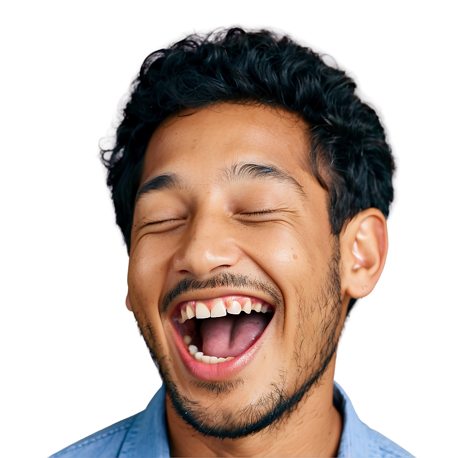 Open Mouth Laughing Hard Png Ykw64 PNG Image