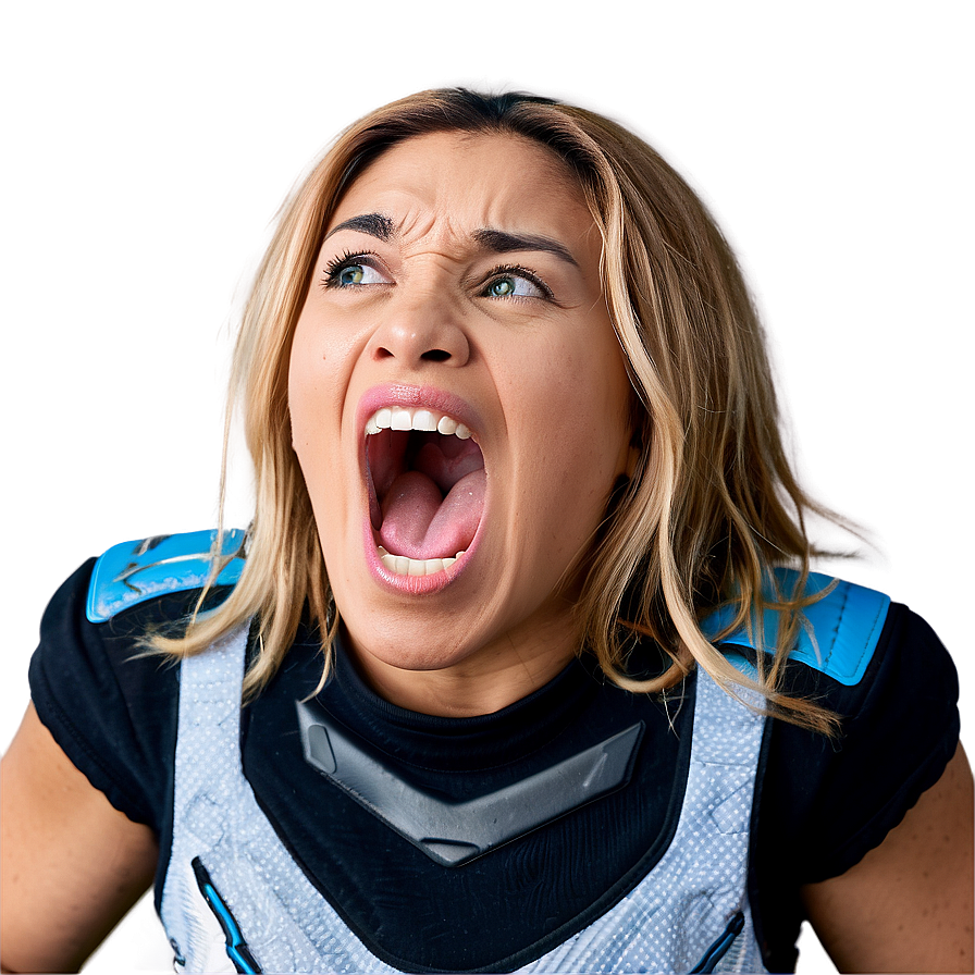 Open Mouth Yelling Loud Png Qhb PNG Image