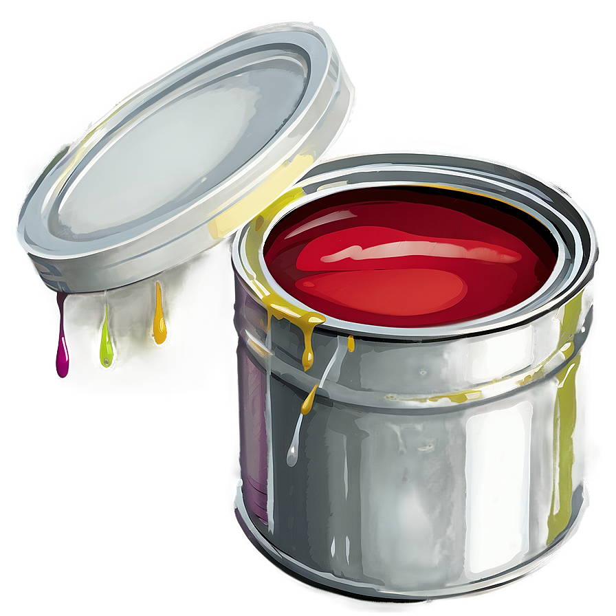 Open Paint Can Png 06112024 PNG Image