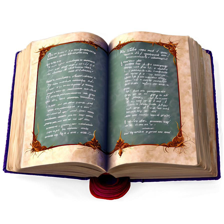 Open Spell Book Png 05232024 PNG Image