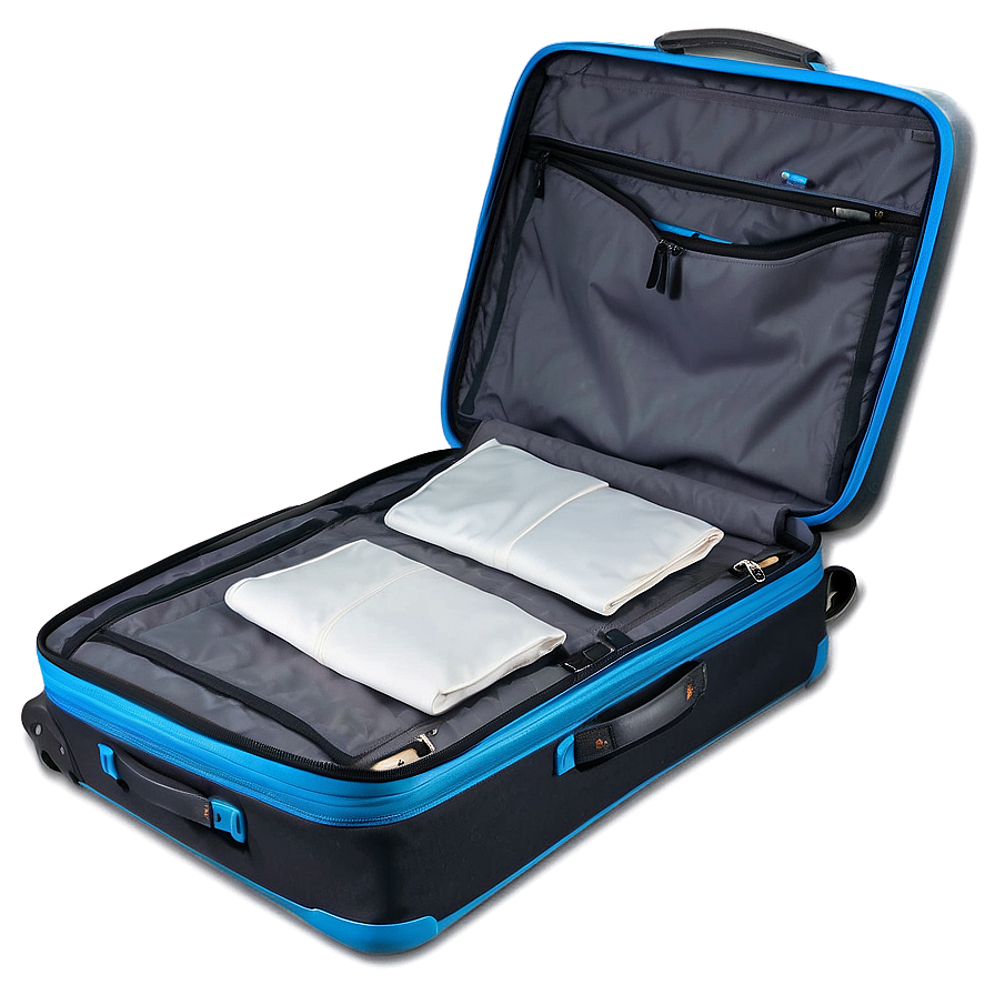 Open Suitcase For Mountain Trip Png Sfk77 PNG Image