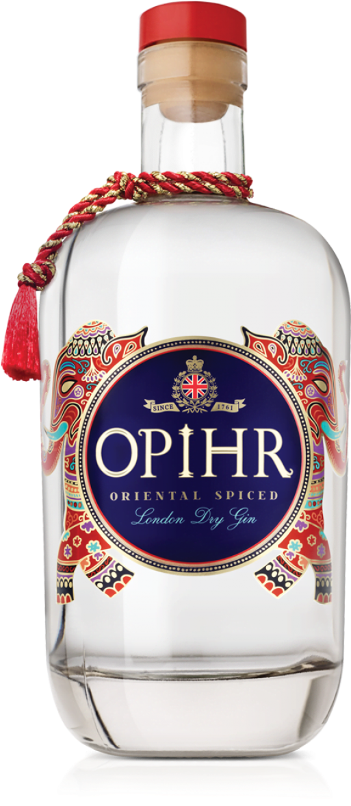 Opihr Oriental Spiced Gin Bottle PNG Image