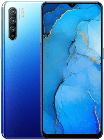 Oppo Blue Marble Design Smartphone.png PNG Image