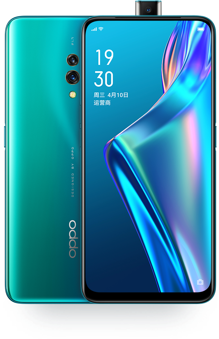 Oppo Smartphonewith Pop Up Camera PNG Image