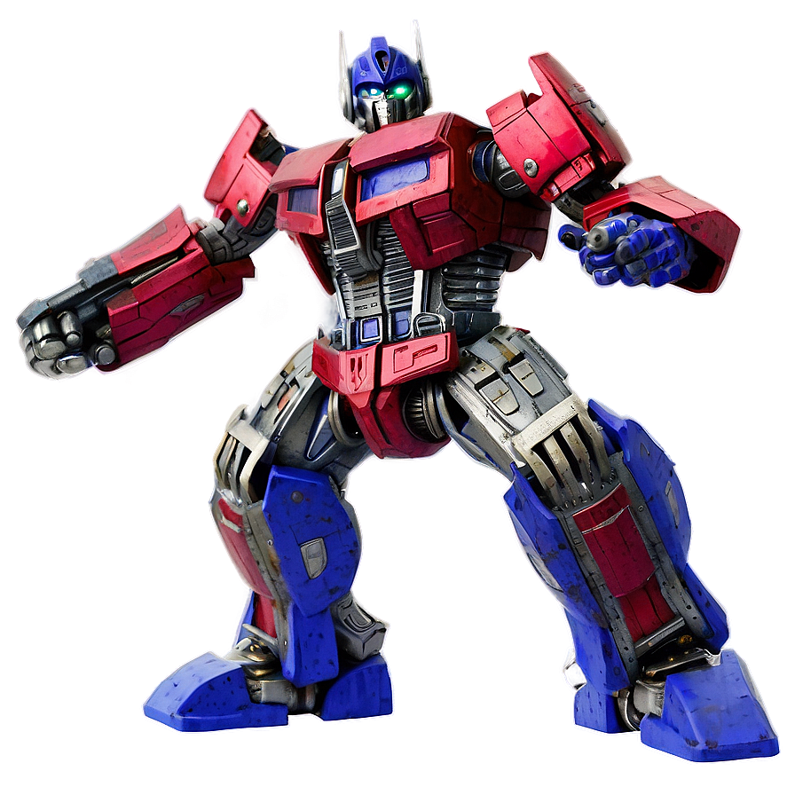 Optimus Prime Battle Scene Png 05252024 PNG Image