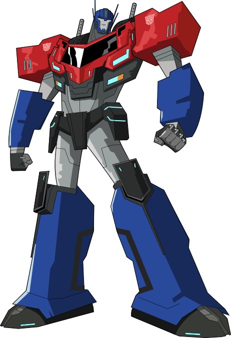 Optimus Prime Standing Pose PNG Image