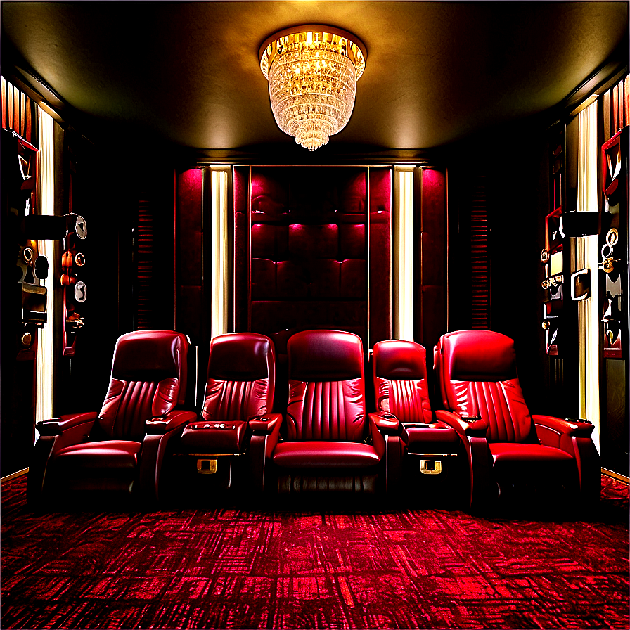 Opulent Home Cinema Png 06252024 PNG Image