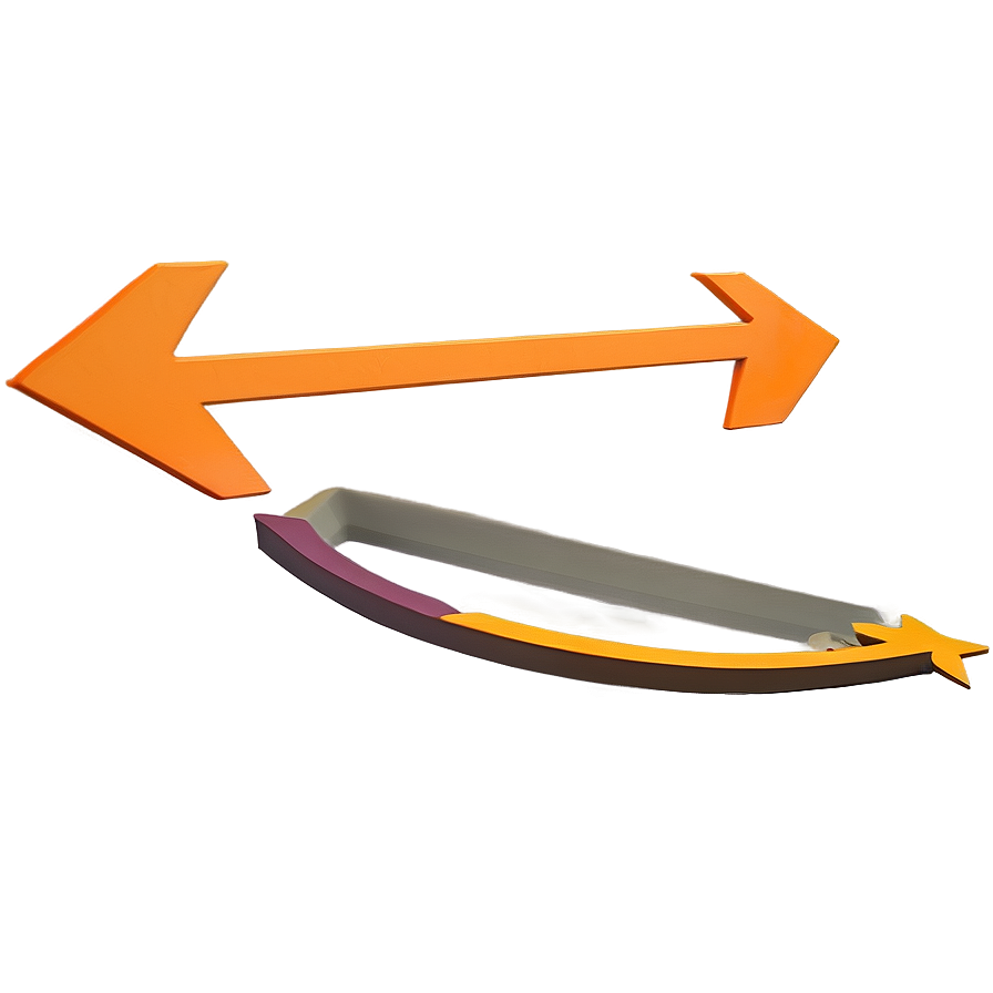 Orange Arrow Graphic Png 24 PNG Image