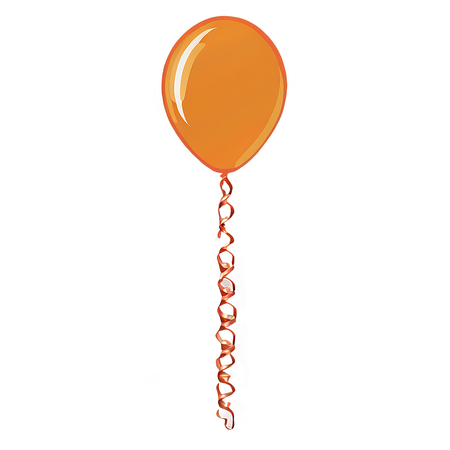 Orange Balloons Png Pfl PNG Image