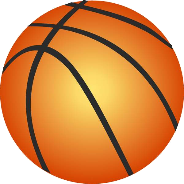 Orange Basketball Clipart PNG Image