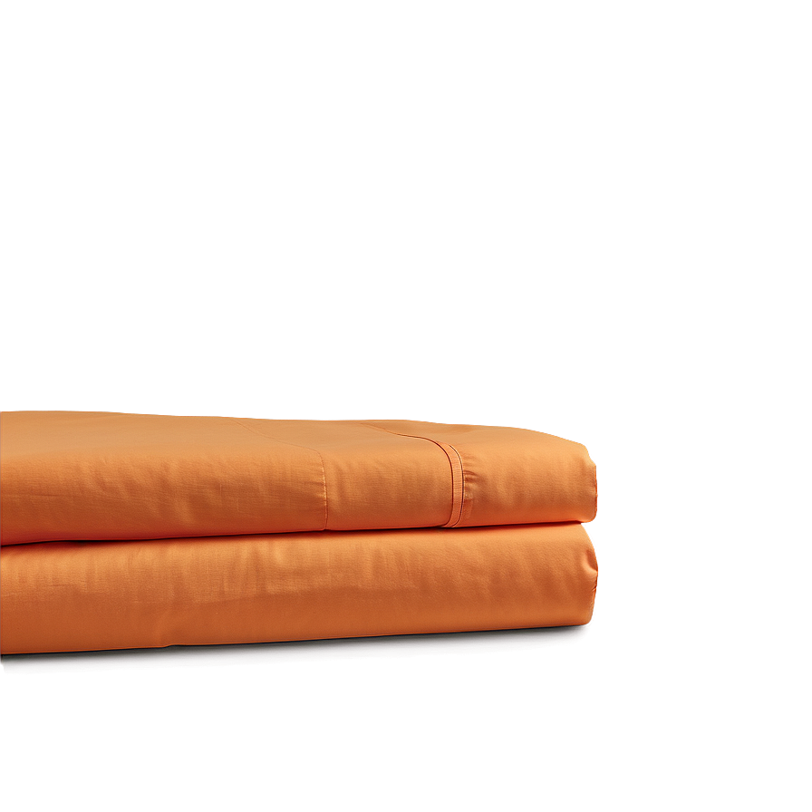 Orange Bed Sheet Png 06272024 PNG Image