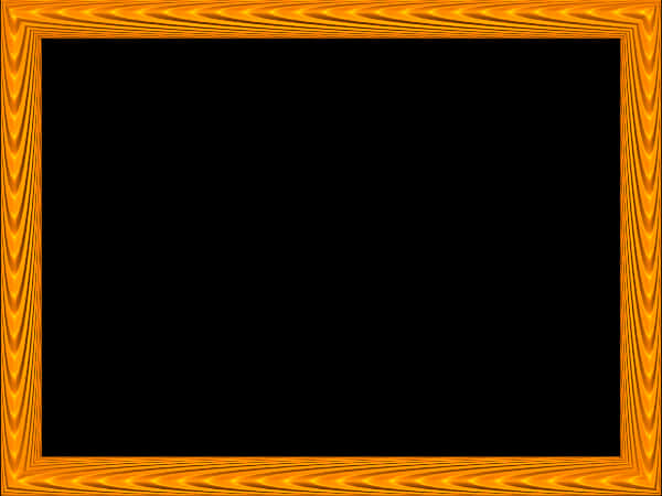 Orange Black Abstract Frame PNG Image