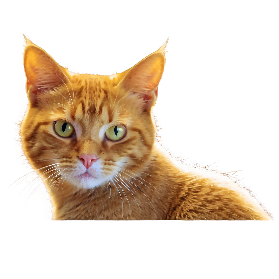 Orange Cat Picture Png 12 PNG Image