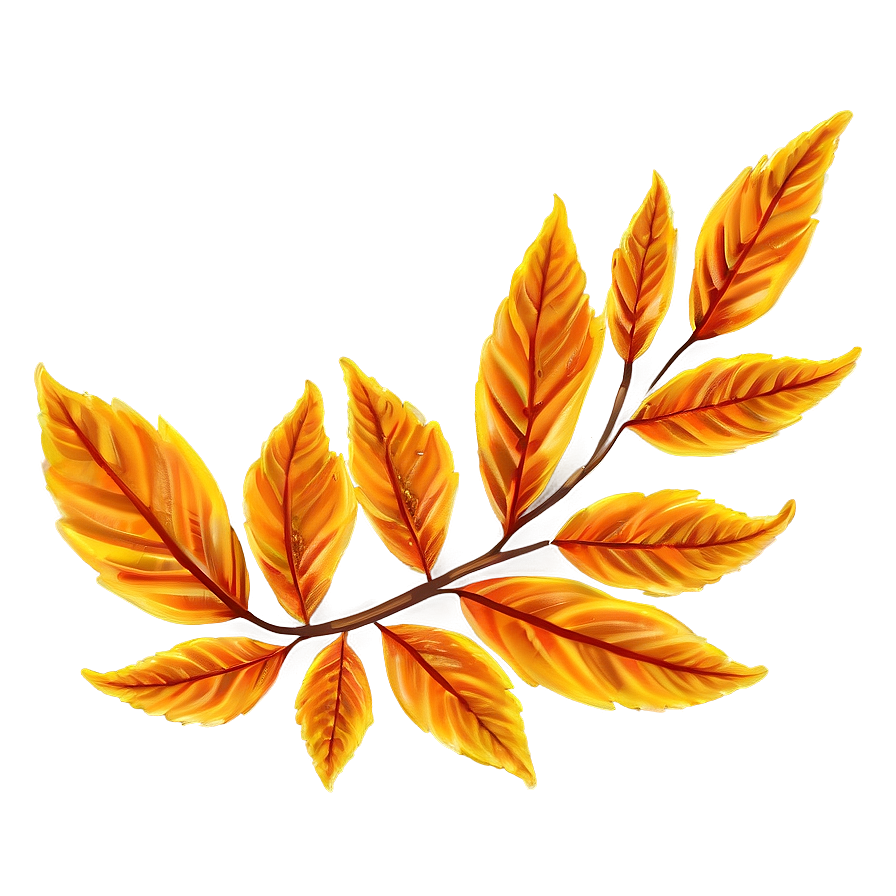 Orange Fall Leaves Png Bon59 PNG Image