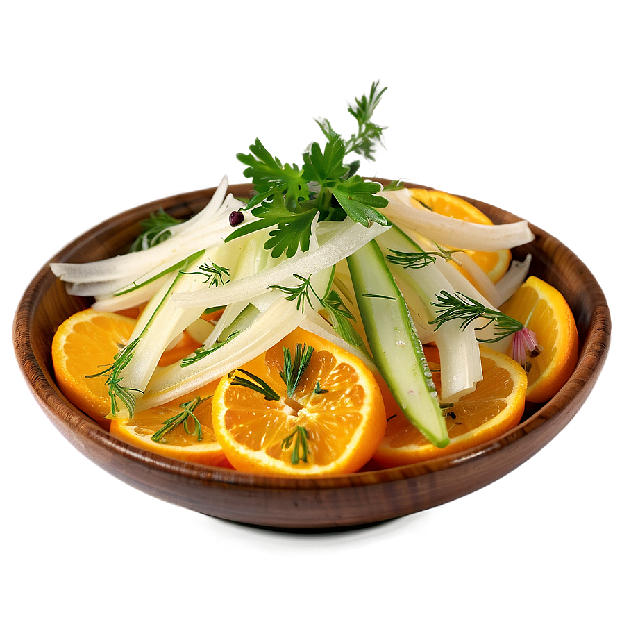 Orange Fennel Salad Png 12 PNG Image