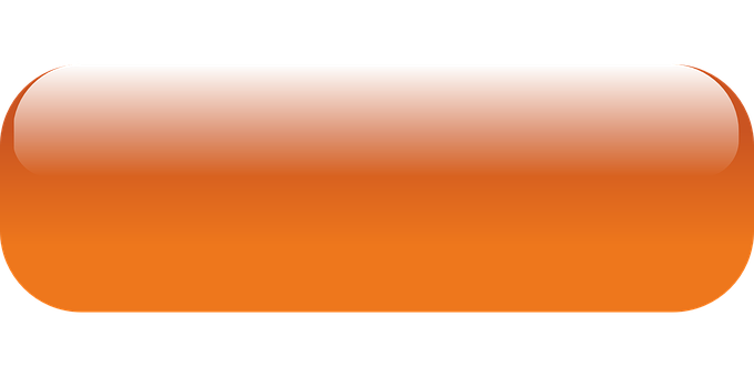 Orange Gradient Button Graphic PNG Image