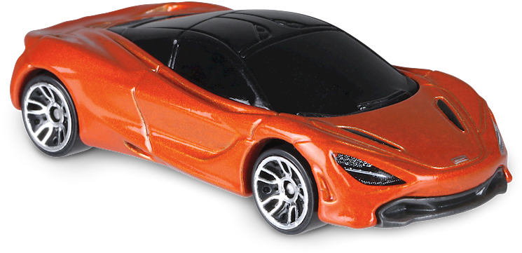 Orange Mc Laren Toy Car PNG Image