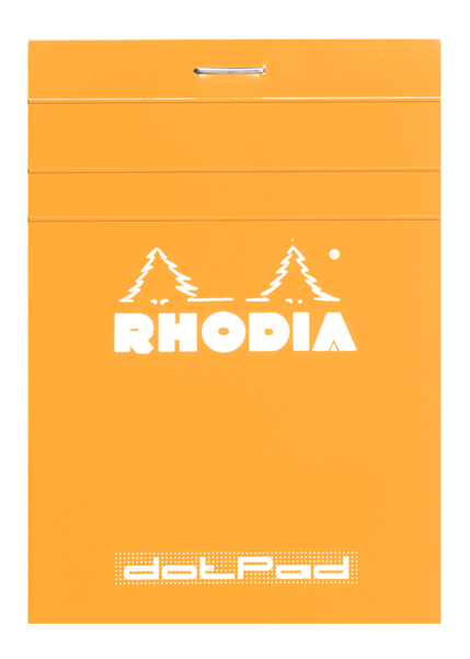 Orange Rhodia Notepad Cover PNG Image