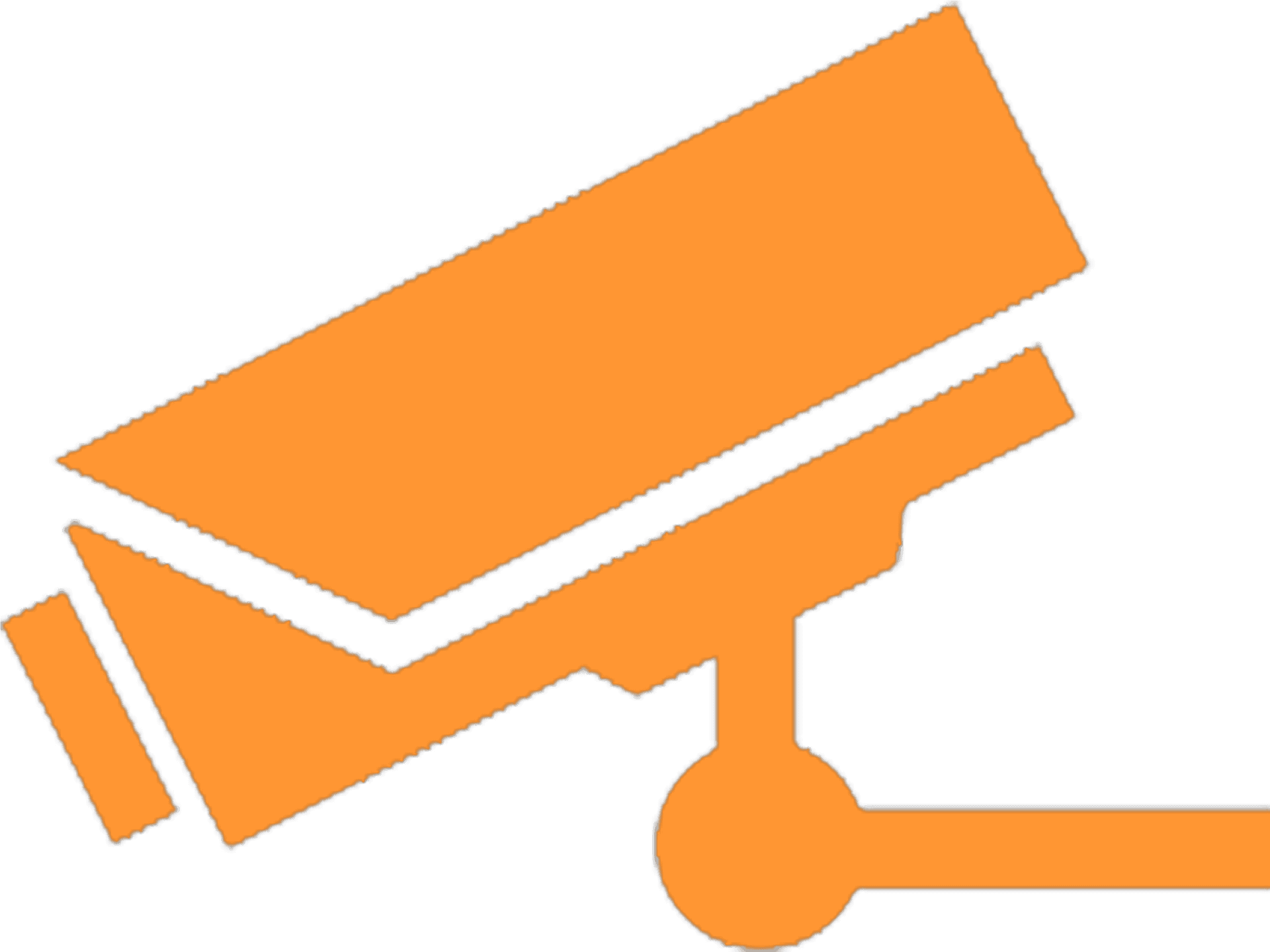 Orange Security Camera Logo PNG Image