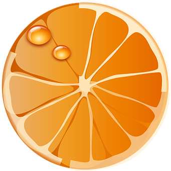 Orange Slice Icon PNG Image