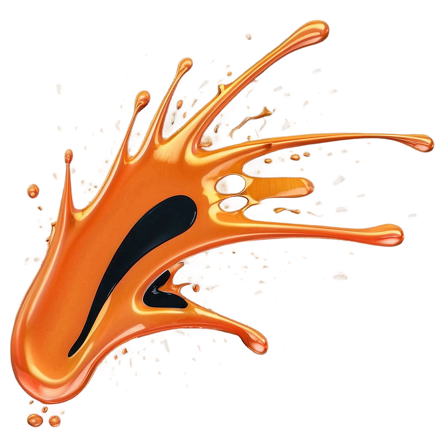 Orange Splat Png 59 PNG Image