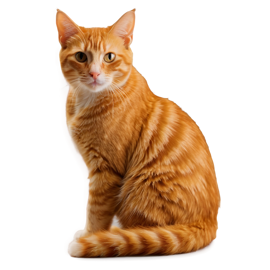 Orange Tabby Cat Transparent Igi PNG Image