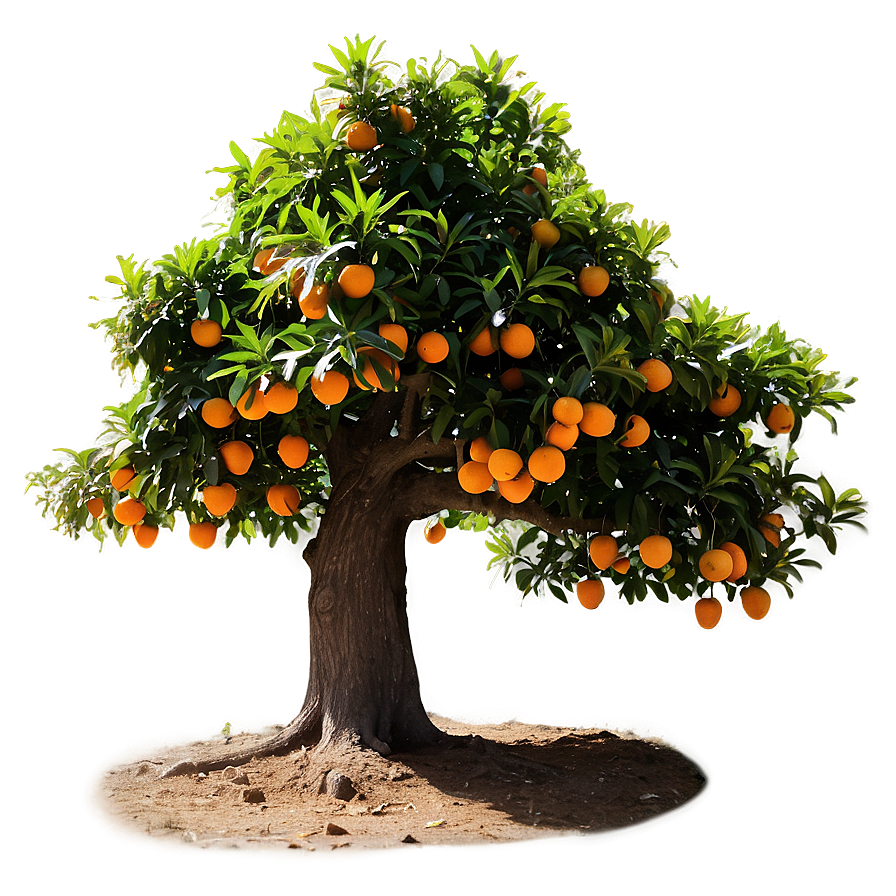 Orange Tree Silhouette Png 94 PNG Image