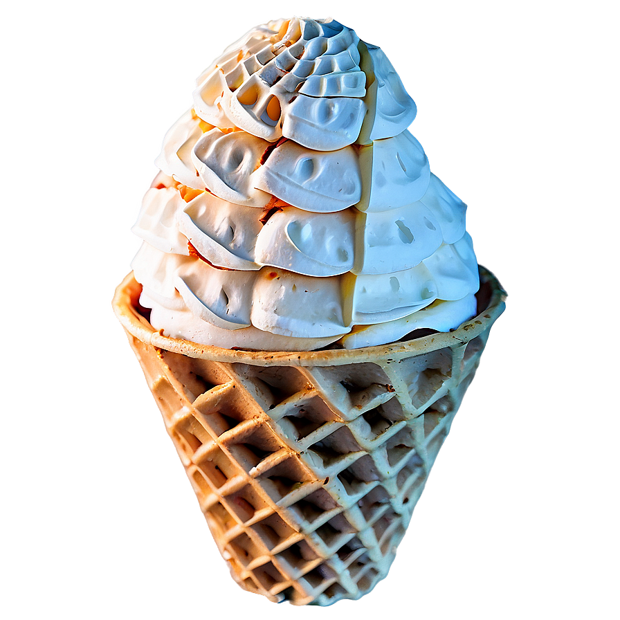 Orange Waffle Cone Png Xix PNG Image