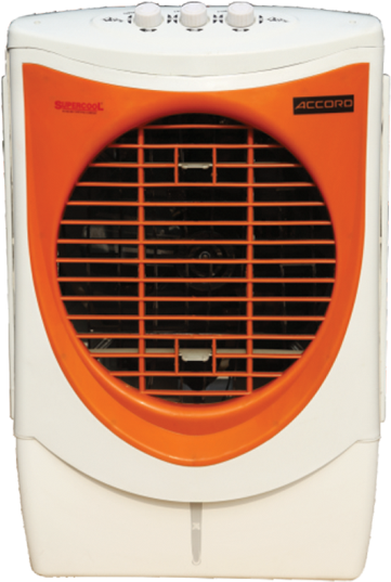 Orange White Portable Air Cooler PNG Image