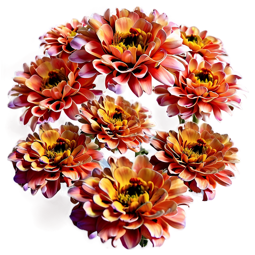 Orange Zinnia Joy Png Gsm PNG Image