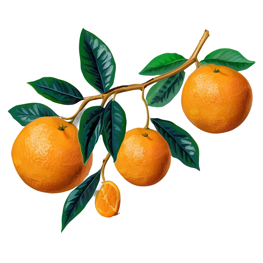 Oranges In Field Png Fcv85 PNG Image