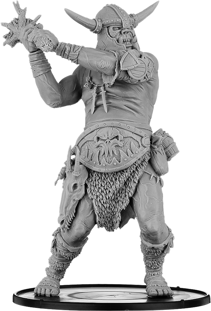 Orc Warrior Model PNG Image