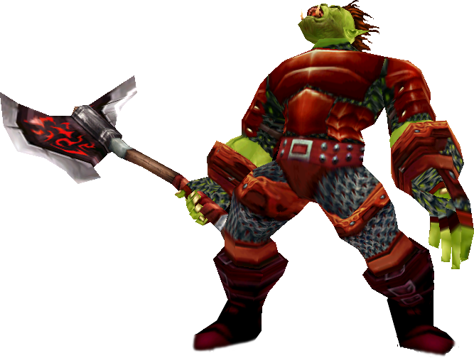 Orc_ Warrior_with_ Axe.png PNG Image