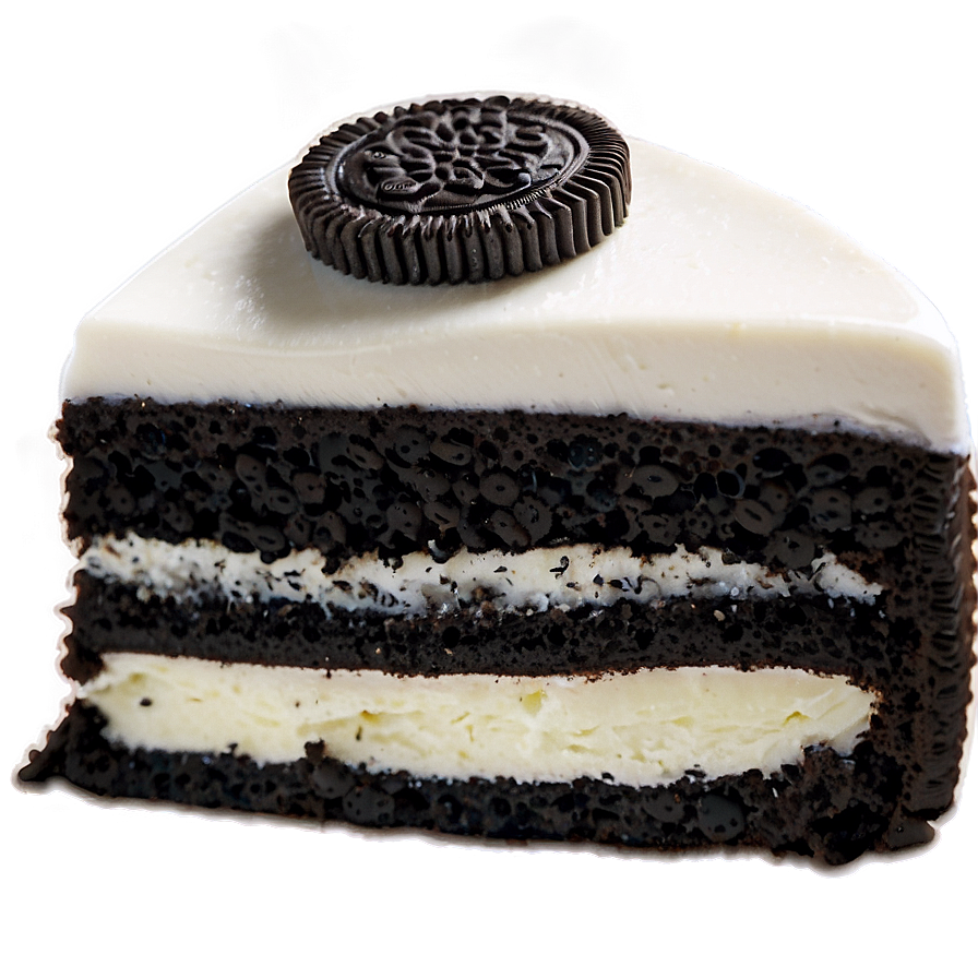 Oreo Cake Slice Png 06132024 PNG Image