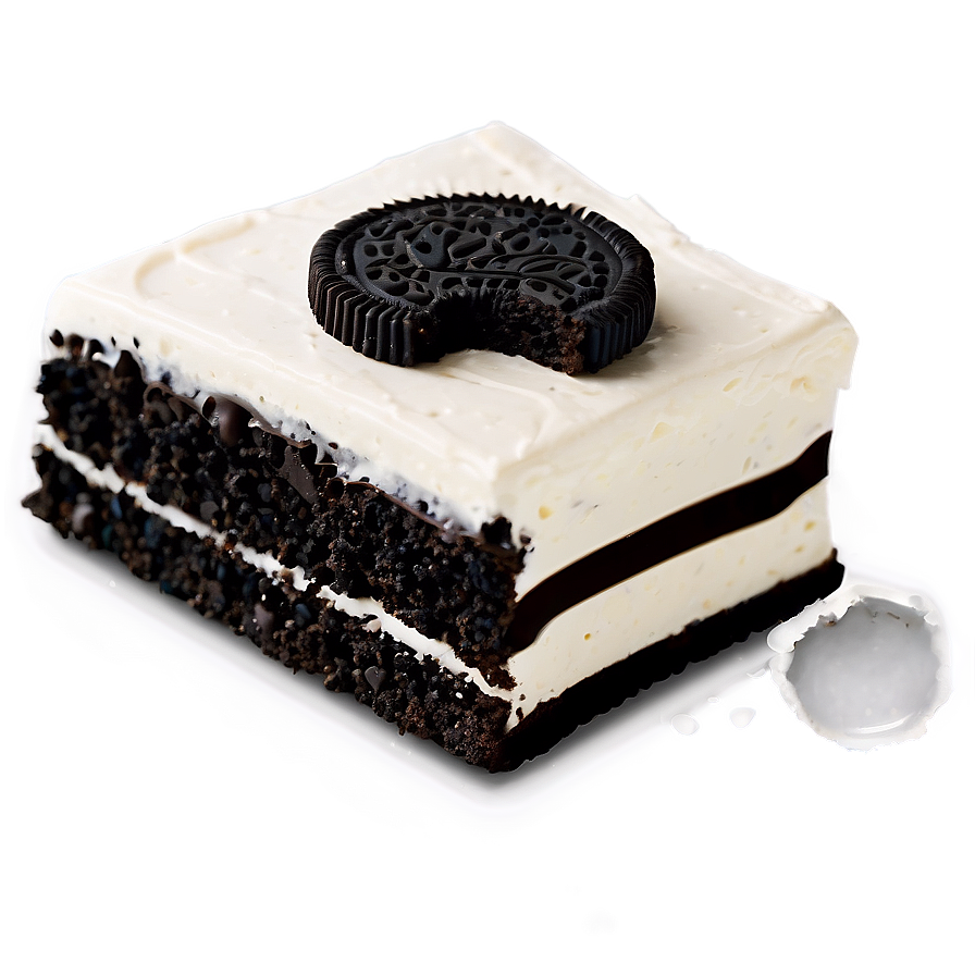 Oreo Cake Slice Png 06132024 PNG Image